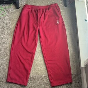Pro Edge Men’s 2XL/2XG Vintage Alabama Crimson Sweatpants Warm Fleece Inside